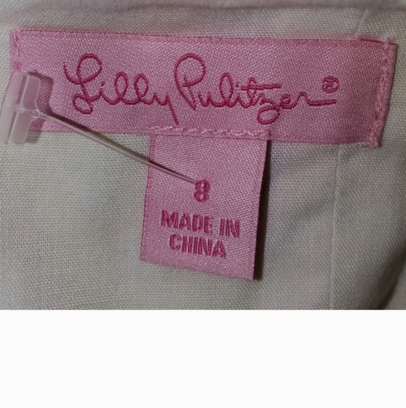 Lilly Pulitzer Yellow Floral Dress Size 8 - Picture 3 of 3